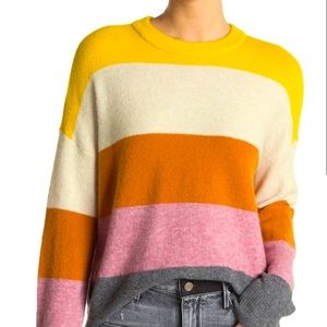 Madewell Color Block Long Sleeve Sweater
Top Small